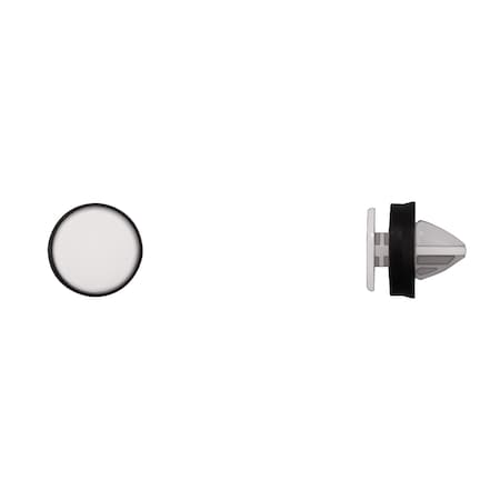 Wht Nyln Wheel Mldg Ret 8.5mm Hole Size MPN:9677PK