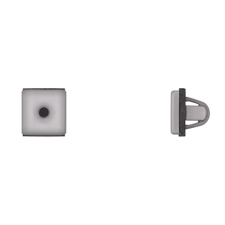 Gray Nyln Mldg Ret W/Sealer No 8 Screw Size 12mm Stem L PK10 MPN:9681PK