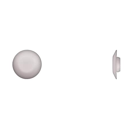 Wht Plstc Flush Hole Plugs 3/8