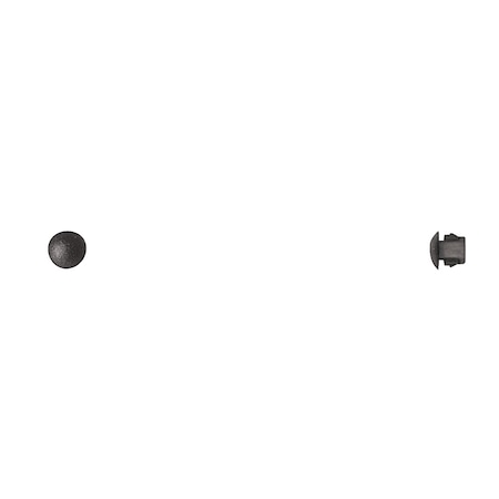 Blk Nyln Locking Hole Plugs 3/16