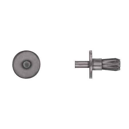 Blk Nyln Grille Retainers 1/4
