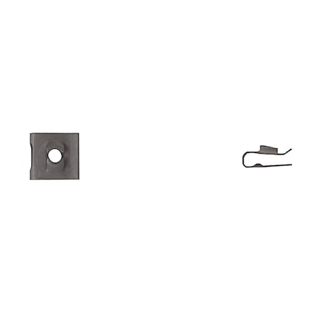 Blk U Type Speed Nuts 8-32 Screw .110-.1 MPN:9866PK