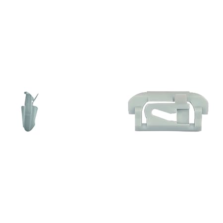 Grn Nyln Reveal Mldg Clips 15.25mm W 30 MPN:986PK