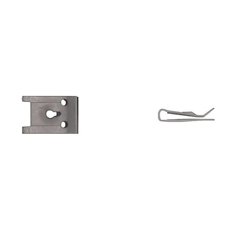 Blk Finish U Nuts 6 Screw Size P/R .025