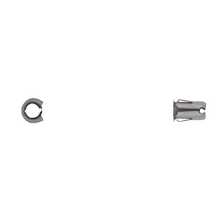 Blk Finish Barrel Nuts 1/4