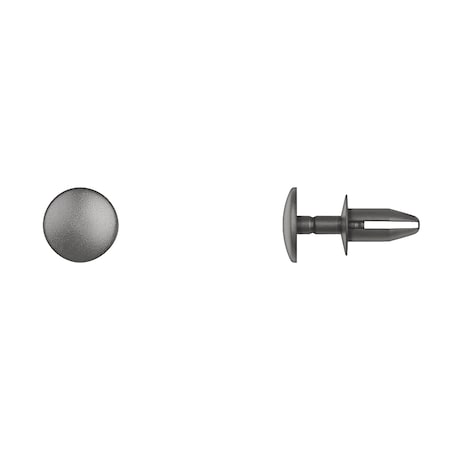 Blk Nyln Push Type Ret 6mm Hole 14mm Hd MPN:9947PK