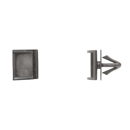 Blk Nyln Moulding Clips 7/16