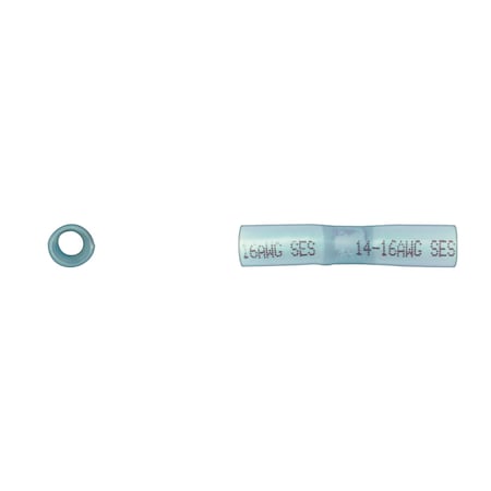 Blue Heat Shrink Butt Conn 14-16 AWG Sol MPN:10712PK