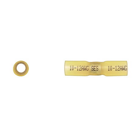 Ylw Heat Shrink Butt Conn 10-12 AWG Sold MPN:10713PK