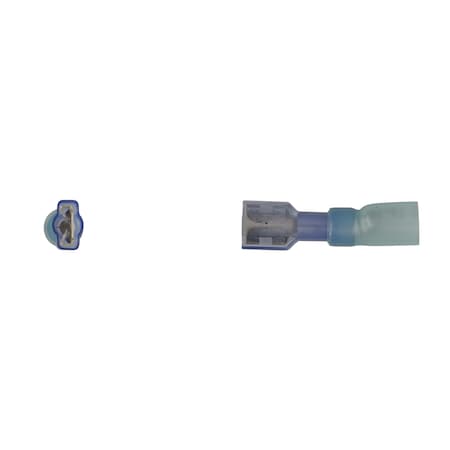 Blue Nyln Crimp Wire Terminal .250Tab F/InsF/Spd 16-14G Wire PK10 MPN:12164PK