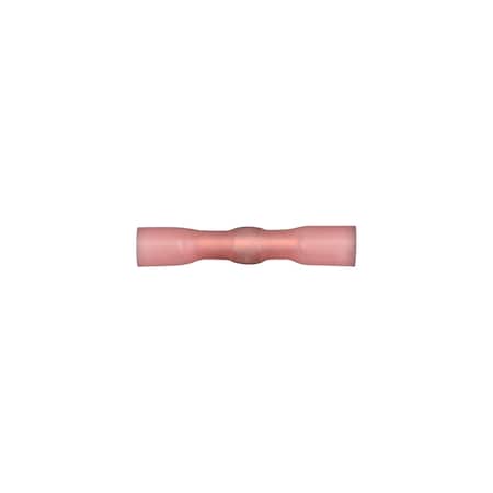 Red Wire Terminal Butt Conn. 20-18 Ga. Crimp/Solder/Heat PK10 MPN:15085PK
