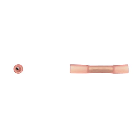Red Wire Terminal Butt Conn 22-18 Ga. Wire Crimp/Seal PK25 MPN:2066PK