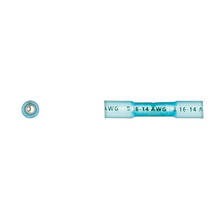 Blue Wire Terminal Butt Conn 16-14 Ga. Wire Crimp/Seal PK10 MPN:2067PK10