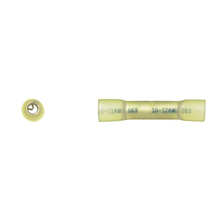 Ylw Wire Terminal Butt Conn 12-10 Ga. Wire Crimp/Seal PK25 MPN:2068PK