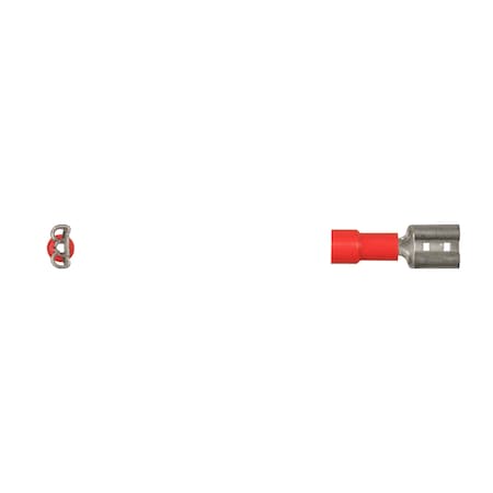 Red Vinyl 22-18 WireTerminal 1/4
