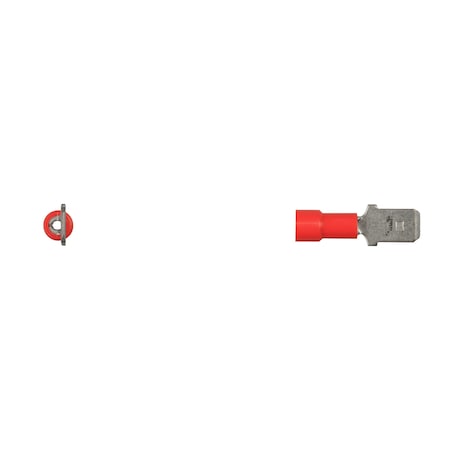 Red Vinyl 22-18 WireTerminal 1/4