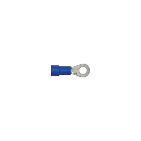 Blue Vinyl 16-14 WireTerminal No 8 Stud Size Ring Type PK100 MPN:3518PK