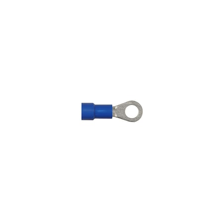 Blue Vinyl 16-14 WireTerminal No 10 Stud Size Ring Type PK100 MPN:3519PK
