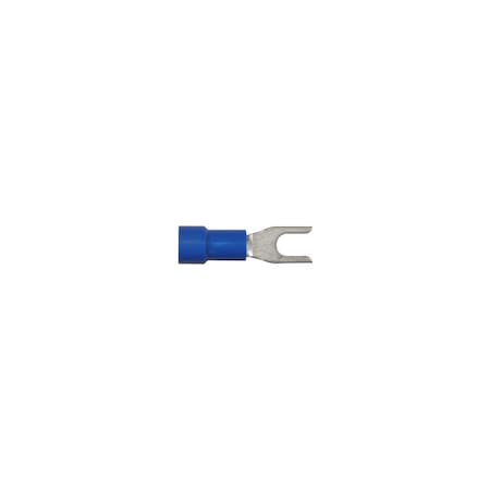 Blue Vinyl 16-14 WireTerminal No 6 Stud Size Spade Type PK50 MPN:3523PK50