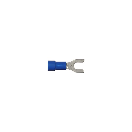 Blue Vinyl 16-14 WireTerminal No 8 Stud Size Spade Type PK100 MPN:3524PK