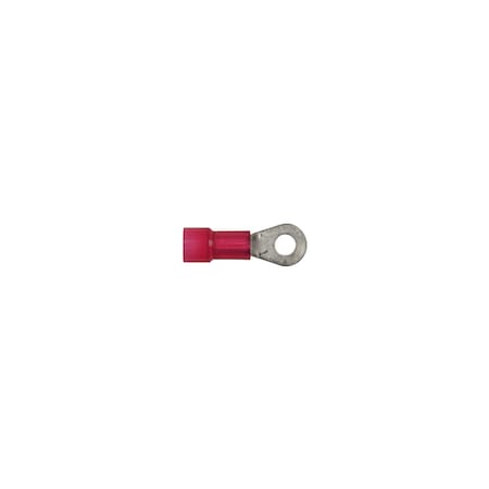Red Nyln 22-18 Wire Terminal No 6 Stud Size Ring Type PK25 MPN:3603PK