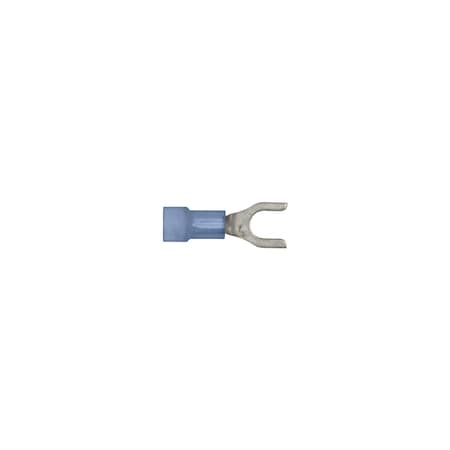 Blue Nyln 16-14 WireTerminal No 10 Stud Size Spade Type PK25 MPN:3625PK