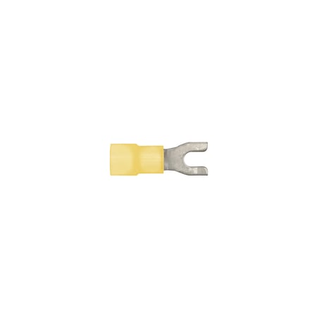 Ylw Nyln 12-10 Terminal No 6 Stud Size Spade Type PK25 MPN:3643PK