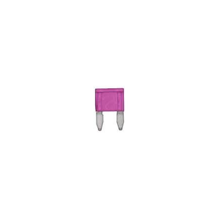 Mini Blade Fuses, 3 Amp Purple Type ATM MPN:1732PK