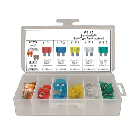 ATO Blade Type Fuse Assortment, 50 PCS MPN:8192
