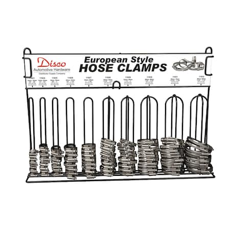 European Hose Clamp Assortment, 100 pcs. MPN:8702