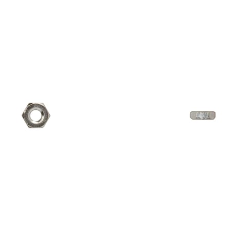 Hex Nut, #10-24, Bright Zinc Plated MPN:101PK