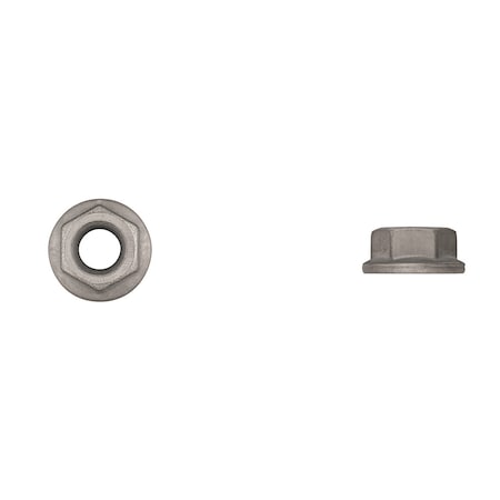 Flange Nut, M8-1.25, Blackened, 13 mm Hex Wd MPN:11191PK