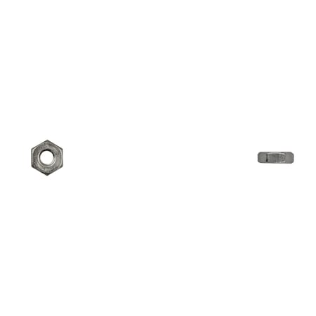 Hex Nut, #8-32, Bright Zinc Plated MPN:12240PK