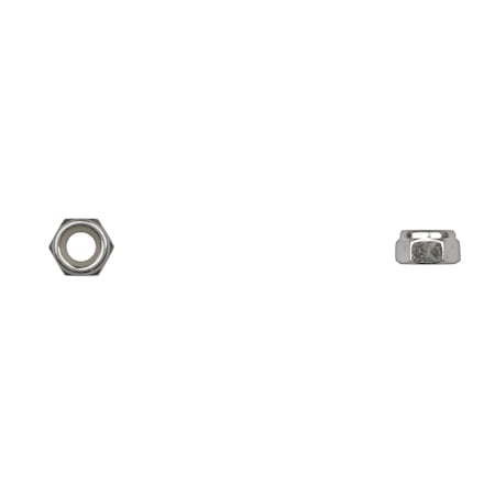 Nylon Insert Lock Nut, M6-1.00, Bright Zinc Plated MPN:12247PK