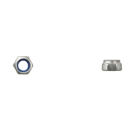 Nylon Insert Lock Nut, M8-1.25, Bright Zinc Plated MPN:12248PK