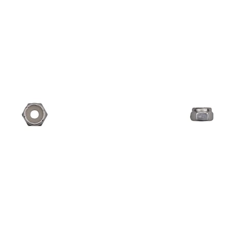 Nylon Insert Lock Nut, #8-32, Bright Zinc Plated MPN:12763PK
