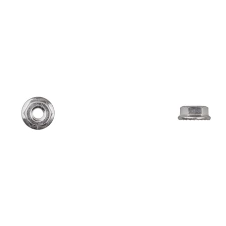 Flange Nut, #10-24, Bright Zinc Plated MPN:259PK