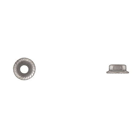 Flange Nut, M6-1.00, Class 10, Bright Zinc Plated MPN:3200PK