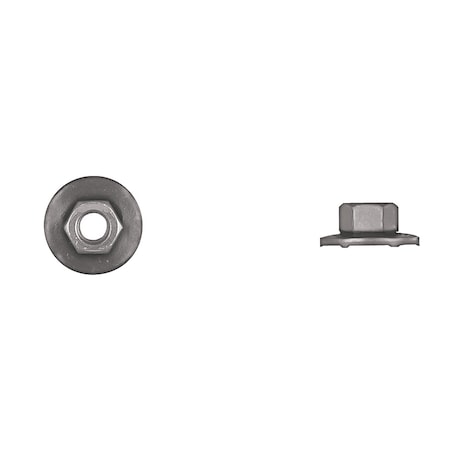 Flange Nut, M6-1.00, Black Phosphate, 10 mm Hex Wd MPN:5915PK100