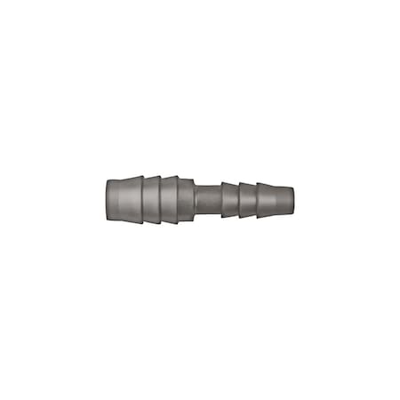 Blk Nyln Hose Red Conn 3/8
