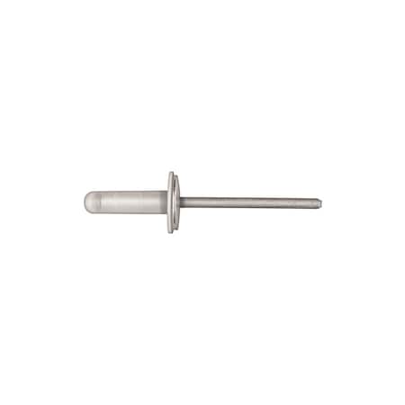 Blind Rivet, Flanged Head, 4.8 mm Dia., Aluminum Body MPN:10764PK