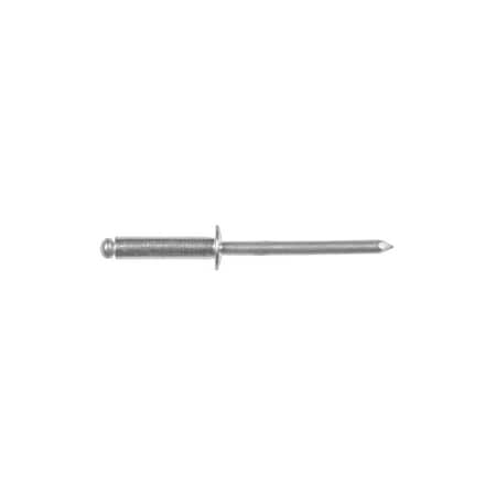 Blind Rivet, Dome Head, 5/32 in Dia., 5/8 in L, Steel Body MPN:11091PK