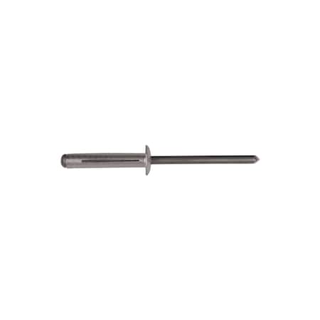 All Alum Split Type Rivets 4mm Dia 1mm-7, Flanged Head, 4 mm Dia., Aluminum Body MPN:12982PK