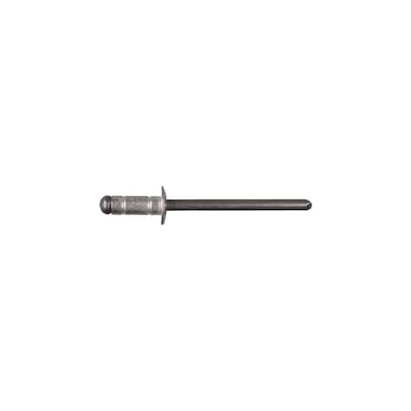 Blind Rivet, Dome Head, 5/32 in Dia., 13/32 in L, Aluminum Body, 100 PK MPN:17054PK