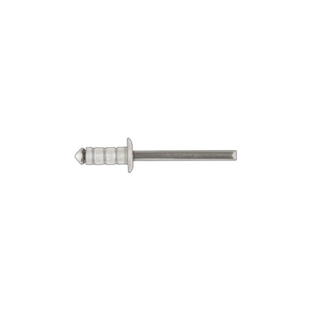 Blind Rivet, Dome Head, 3/16 in Dia., 7/16 in L, Aluminum Body, 50 PK MPN:17057PK