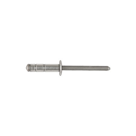 Blind Rivet, Dome Head, 3/16 in Dia., 47/64 in L, Aluminum Body, 50 PK MPN:17060PK