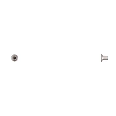 Tubular Rivet, 3.35 mm Dia., 5 mm L, Steel Body, 200 PK MPN:18123PK