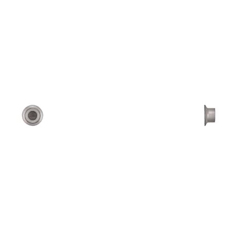 Tubular Rivet, 5.3 mm Dia., 4 mm L, Steel Body, 100 PK MPN:18125PK