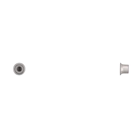 Tubular Rivet, 5.3 mm Dia., 7 mm L, Steel Body, 100 PK MPN:18129PK