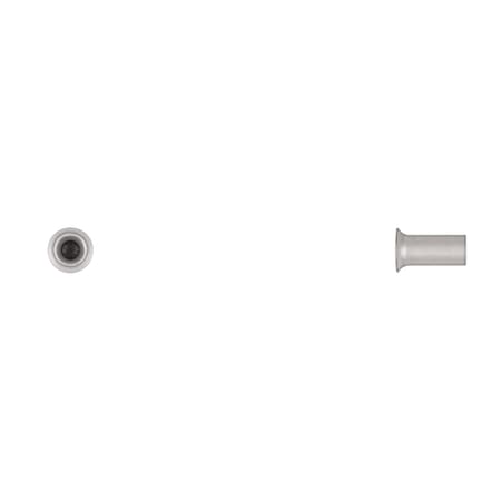 Tubular Rivet, 5.3 mm Dia., 12 mm L, Steel Body, 100 PK MPN:18134PK